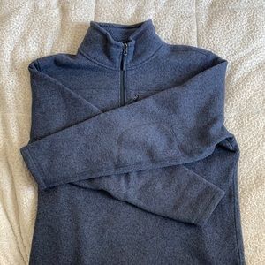 The North Face Blue Fuzzy Jacket For Winter - Large